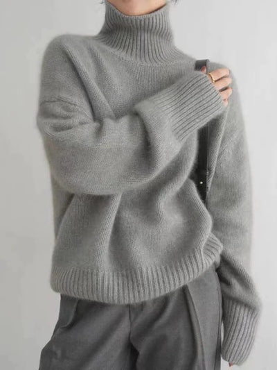 Iris | Cashmere turtleneck sweater