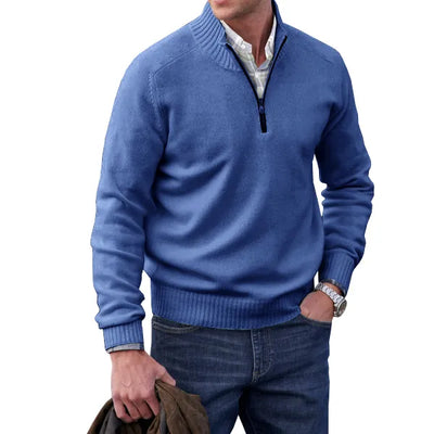 Aaron | Cashmere sweater with zip